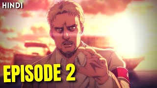 Attack on Titan Season 4 Episode 2 Explained In Hindi  AOT S4 [upl. by Purdy]