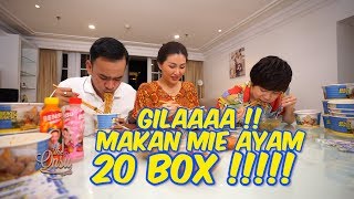 The Onsu Family  GILAAAA  MAKAN MIE AYAM 20 BOX [upl. by Bridgette28]