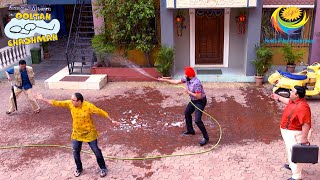 Sodhi Splashes Water On Bhide  Taarak Mehta Ka Ooltah Chashmah  Bhide Tution [upl. by Eissirk]