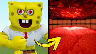 WHATS INSIDE THE SPONGEBOB KONG TAPES in Garrys Mod [upl. by Martsen]