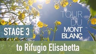 Tour du Mont Blanc  Stage 3  to Rifugio Elisabetta  TMB 2016 [upl. by Iruam]