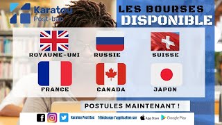 Bourses dÉtude 2022 2023 Entièrement Gratuite [upl. by Ferrel]