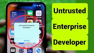 iPhone Untrusted Enterprise Developer Problem [upl. by Aianat]