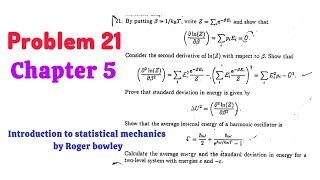 521 By putting Ɓ1kbT write Z£iekbT show that [upl. by Nojel]