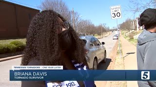 Family recalls shielding each other from tornado debris [upl. by Shama]