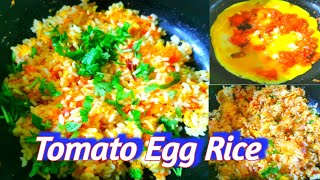 തക്കാളി മുട്ട ചോറ് Tomato Egg RiceSimple Rice recipe Tomatoeggrice malayalam jadhismashup [upl. by Penland113]