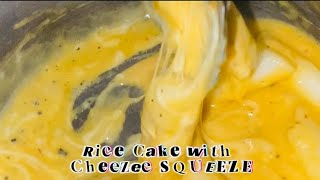 Yummy Rice Cake with Cheezee Squeeze asmr koreanfood cooking [upl. by Gipson]