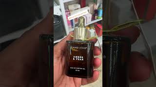 This sand and fog Amber amp Pear perfume oil smells just like JHG Pear INC perfume sandandfog [upl. by Rinum]