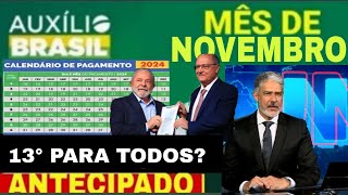 CALENDÁRIO DO AUXÍLIO BRASIL em NOVEMBRO VAI SER ANTECIPADO NOVO ADICIONAL VALOR MAIOR NA CONTA [upl. by Nosyerg]