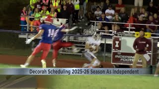 Decorah Schools to schedule 20252026 season as Independent [upl. by Dey]