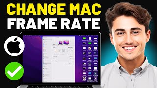 How to Change External Display Frame Rate on Macbook [upl. by Eustazio]