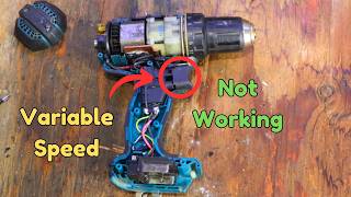 How to FIX a water damaged MAKITA DRILL [upl. by Rialb]