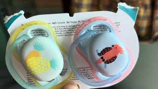 Philips Avent Soother ultra air 06 month review bangla pacifier philips soother [upl. by Haridan]