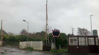 Intro to Pembrey and Burry Port Level Crossing Carmarthenshire 231124 [upl. by Lamok671]