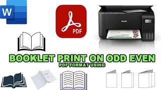 HOW TO BOOKLET PRINT IN PDF FORMAT USING URDU BOOKLET PRINT ON BOTH SIDE [upl. by Anissej]