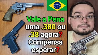 Vale a Pena um 38 ou 380 Agora Compensa Esperar Desistiram do 9mm [upl. by Nyladnewg]