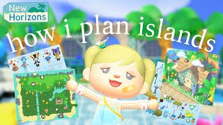 How I Plan My Islands and Actually Finish Them  Animal Crossing New Horizons [upl. by Adalard]