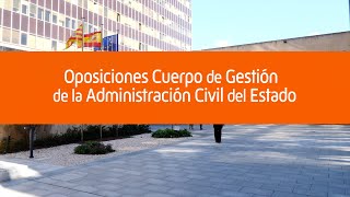 Oposiciones Cuerpo de Gestión de la Administración Civil del Estado 🔸 MasterD [upl. by Boardman123]