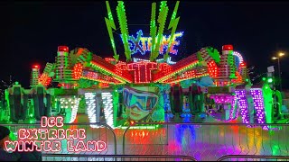 Iced Extreme Ride At Winter Land Bluewater Dartford UK [upl. by Keary]