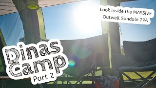 Dinas Camp Part 2  Tent Tour and Hike [upl. by Nonac596]