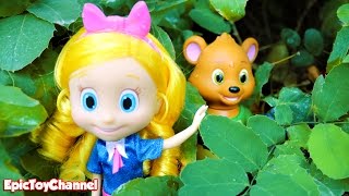 DISNEY JUNIOR Goldie amp Bear Toys Parody Play Fairytale Land Hide and Go Seek Surprise Adventures [upl. by Leiuqese880]