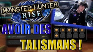 COMMENT FARM LES TALISMANS   TUTO MONSTER HUNTER RISE FR [upl. by Olva]