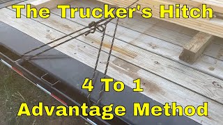 How To Tie The Truckers Hitch [upl. by Adnarb]