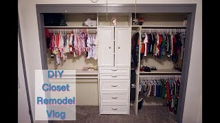 DIY Closet Remodel Vlog [upl. by Najed163]