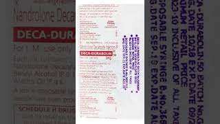 Decaduraboline injection use in hindi viralvideo ias shorts youtubeshorts [upl. by Assereht]