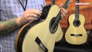 Cordoba 55FCE Limited Guitar Overview  Sweetwater at Summer NAMM 2014 [upl. by Nosirb]