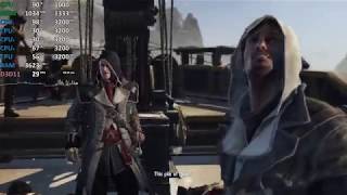 Athlon 200GE Test  Assassin’s Creed Rogue  Gameplay Benchmark Test [upl. by Nellad]