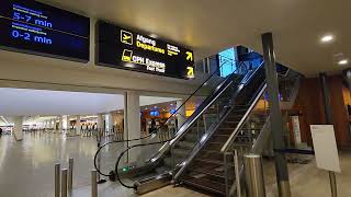 Walking in Copenhagen Airport in Denmark  Departure hall [upl. by Ellard260]