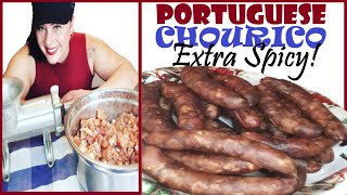 Portuguese Smoked Chourico Extra Spicy [upl. by Dnana]