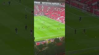 Man United warming up for match day 11 [upl. by Caasi]