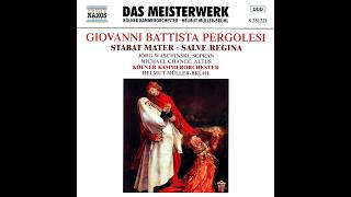 Pergolesi  Salve Regina  IV Eia ergo J Waschinski amp M Chance [upl. by Duahsar]