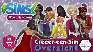 ✨🎬 Sims 4 WORD BEROEMD  CreëereenSim 🎬✨  EERSTE INDRUKOVERZICHT Nederlands [upl. by Asha]