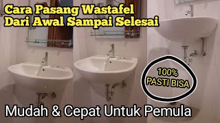 Cara pasang wastafel [upl. by Felton]