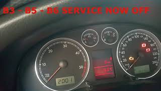 PASSAT B5 SERVICE NOW NASIL SÖNDÜRÜLÜR  PASSAT SERVICE NOW RESET B5 B55 B6 [upl. by Strep]