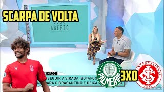 JOGO ABERTO PALMEIRAS VENCE INTER POR 3 A 0 E ASSUME A LIDERANÇA EM NOITE DE DESABAFO DE ABEL [upl. by Erkan326]