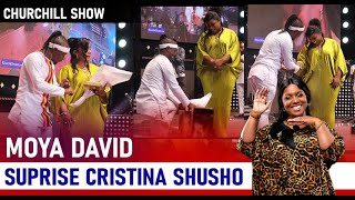 SEE HOW CHRISTINA SHUSHO DANCED quotMi Amorquot WITH MOYA DAVID ON STAGE DURING CHURCHILL SHOW CROSSOVER [upl. by Nylarat]