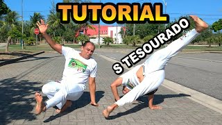 Capoeira Tutorial S Tesourado  Rasteira com queda de rins  corta capim com tesourado [upl. by Clarice]