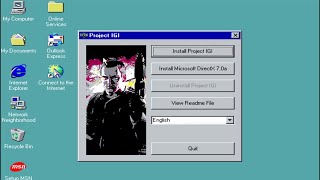 Installing Project IGI  Im Going In 2000 [upl. by Eednarb]