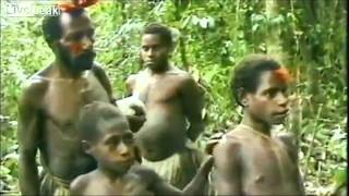 The First Meeting Between Papua New Guinea Tribesmen amp Outside World [upl. by Enoved667]