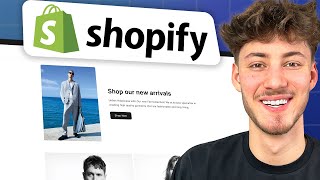 Full Shopify Website Design Tutorial  How To Design a Shopify Store 2024 [upl. by Hollenbeck]