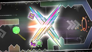 quotXquot Demon by TriAxis  Geometry Dash 20 [upl. by Awad]