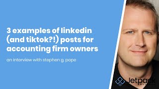 3 Examples of LinkedIn and TikTok Posts for Accounting Firm Owners [upl. by Nolad146]