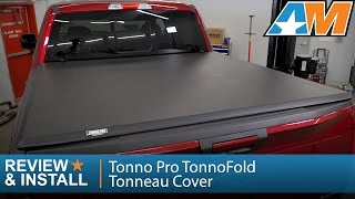 20152017 F150 Tonno Pro TonnoFold Tonneau Cover w 55 ft amp 65 ft Bed Review amp Install [upl. by Ahsetel]