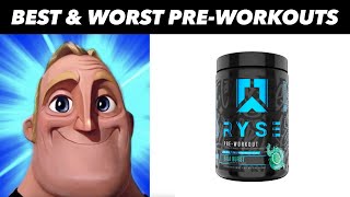 THE BEST AND WORST PRE WORKOUTS IN 2023 [upl. by Ahseia]