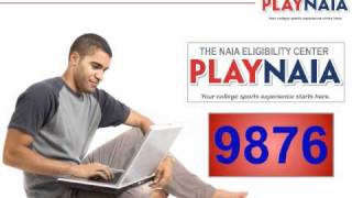 NAIA Eligibility Center Quick Take PlayNAIAorg  How to PlayNAIA Student Registration [upl. by Windham]