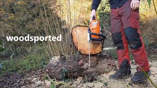 Stihl MS261 2018 stock vs ported [upl. by Alieka]